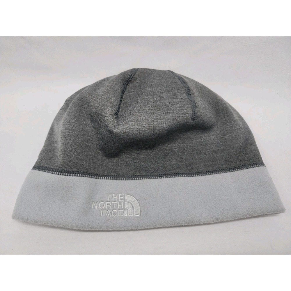 The North Face Unisex One Size Two Tone Gray Beanie Hat EUC